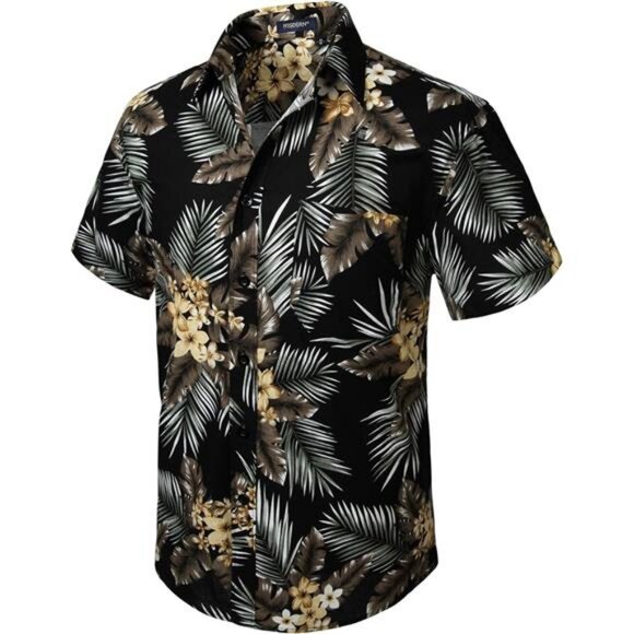Shirt for Men Short Sleeve Button Down Shirt Men Casual Summer - Picture 1 of 7